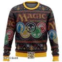 Magic The Gathering Ugly Christmas Sweater Xmas Pattern Magic The Gathering Ugly Christmas Sweater Xmas Pattern