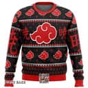 Black Akatsuki Naruto Ugly Christmas Sweater Black Akatsuki Naruto Ugly Christmas Sweater