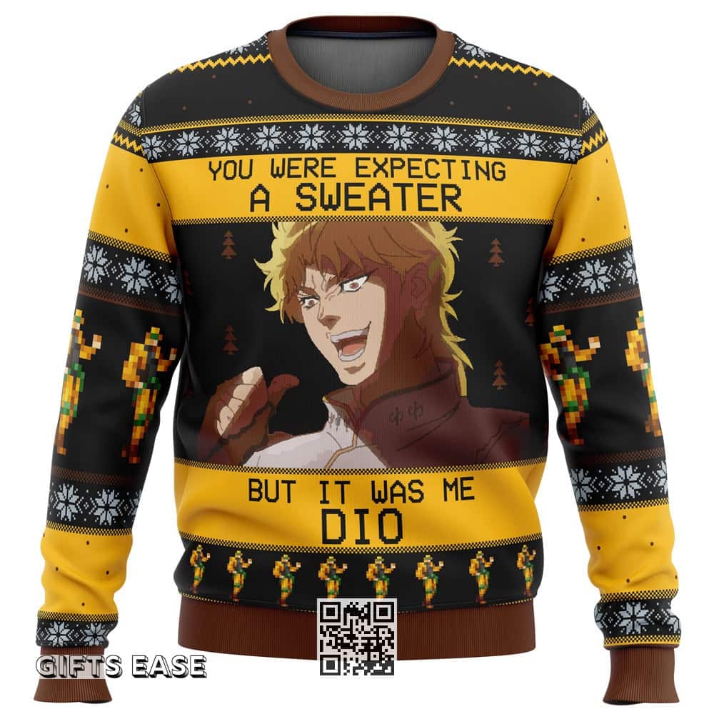 Jojo’s Bizarre Adventure Ugly Christmas Sweater It Was Me Dio Jojo’s Bizarre Adventure Ugly Christmas Sweater It Was Me Dio
