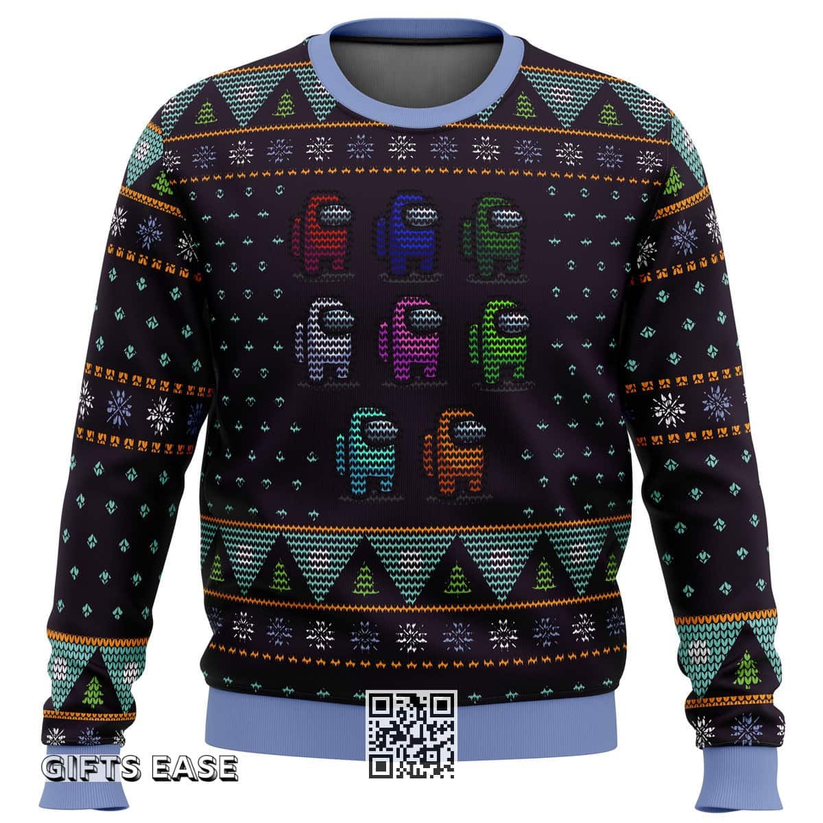 Black Among Us Ugly Christmas Sweater Crewmate Black Among Us Ugly Christmas Sweater Crewmate