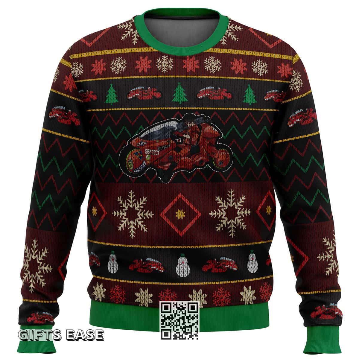Akira Ugly Christmas Sweater Shotaro Kaneda Bike Akira Ugly Christmas Sweater Shotaro Kaneda Bike