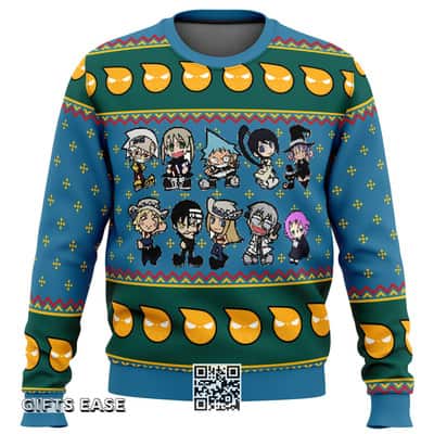 Soul Eater Ugly Christmas Sweater Chibi