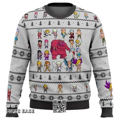 Seven Deadly Sins Ugly Christmas Sweater Character