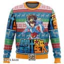 Saint Seiya Ugly Christmas Sweater Deer Pattern