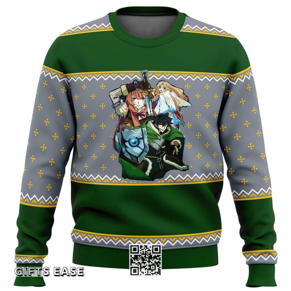 Rising Of The Shield Hero Ugly Christmas Sweater Characters Rising Of The Shield Hero Ugly Christmas Sweater Characters