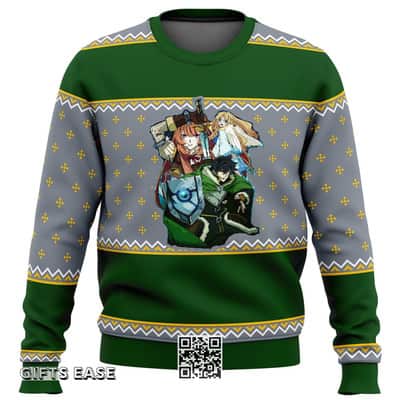 Rising Of The Shield Hero Ugly Christmas Sweater Characters