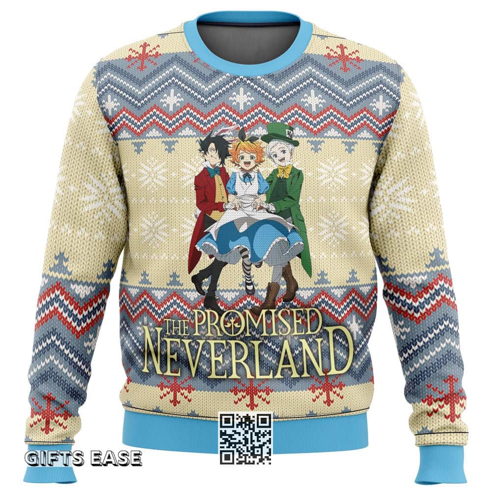 Cool Promised Neverland Ugly Christmas Sweater Cool Promised Neverland Ugly Christmas Sweater
