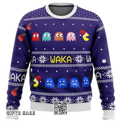 Cool Pacman Waka Waka Ugly Christmas Sweater