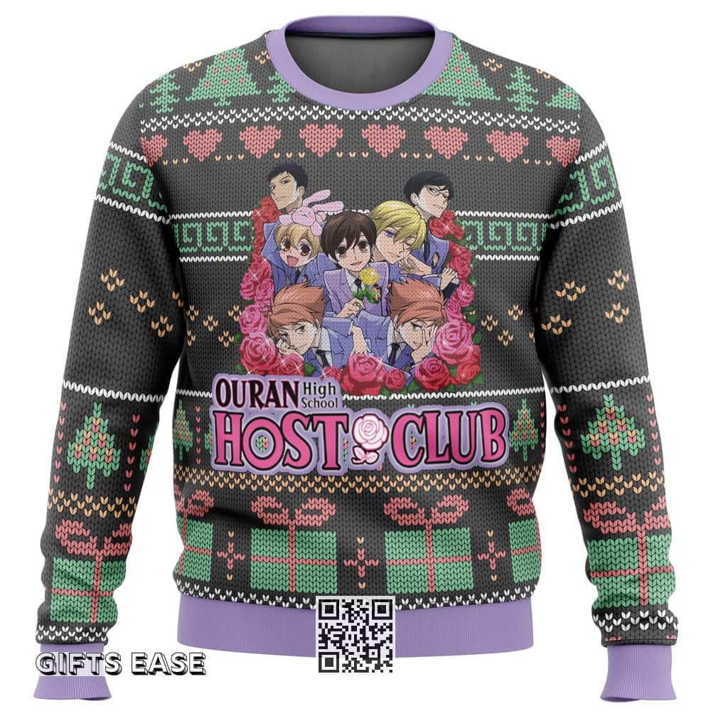 Ouran High School Host Club Ugly Christmas Sweater Ouran High School Host Club Ugly Christmas Sweater