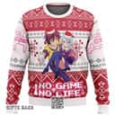No Game No Life Ugly Christmas Sweater Yuu Kamiya