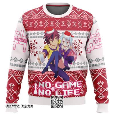 No Game No Life Ugly Christmas Sweater Yuu Kamiya