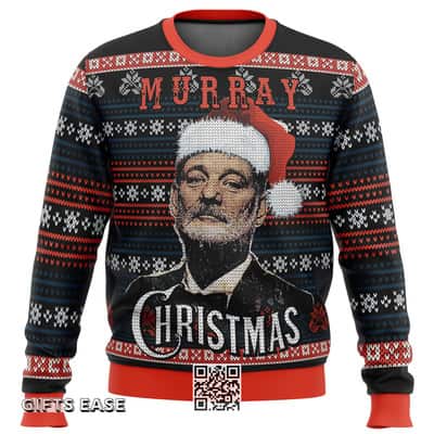 Murray Ugly Christmas Sweater Xmas Snowflake Pattern