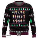 Mob Psycho 100 Ugly Christmas Sweater Snowflake Pattern