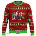 Red Mob Psycho 100 Ugly Christmas Sweater Holiday