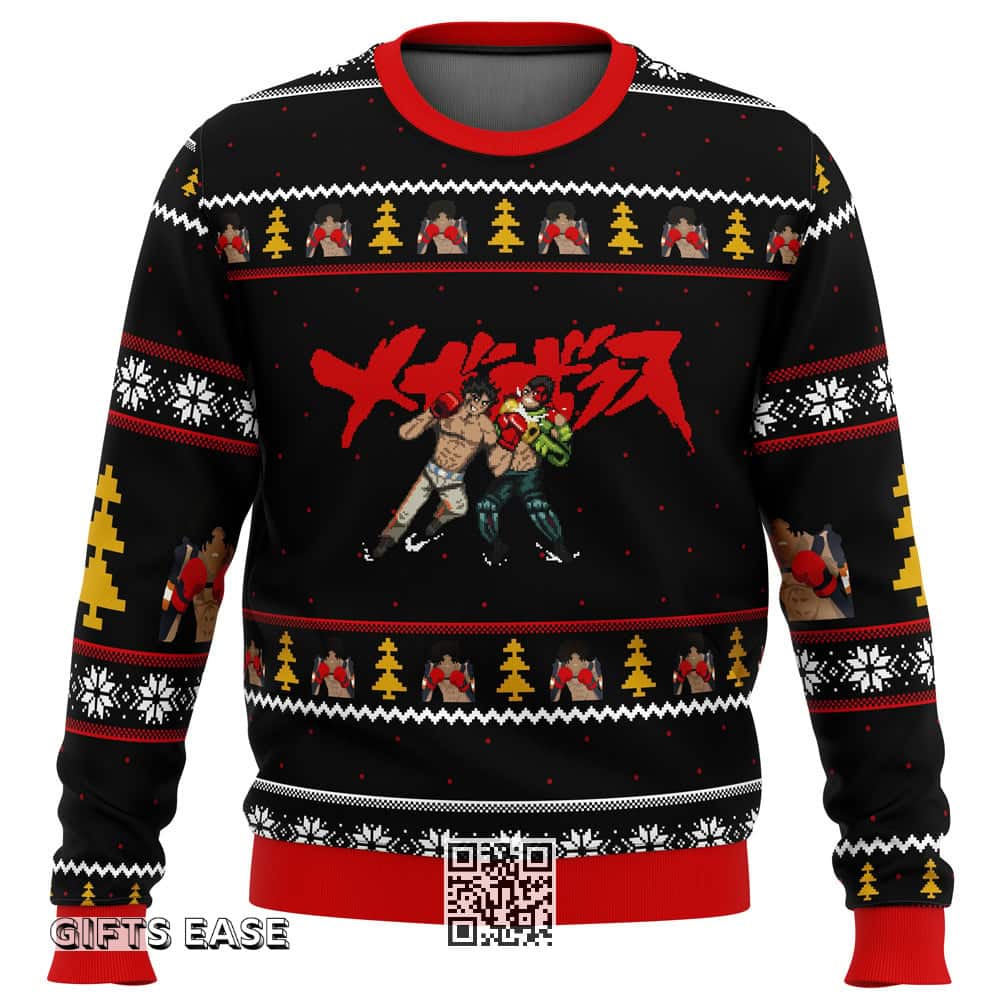 Black Megalo Box Ugly Christmas Sweater Black Megalo Box Ugly Christmas Sweater