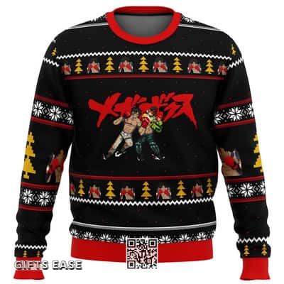 Black Megalo Box Ugly Christmas Sweater