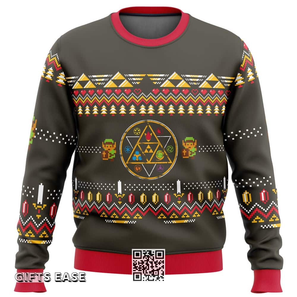 Cute Zelda Rubies Ugly Christmas Sweater Cute Zelda Rubies Ugly Christmas Sweater