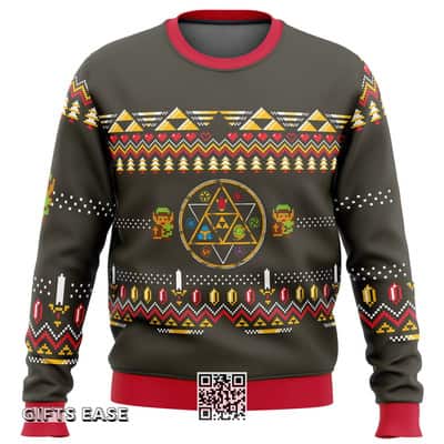 Cute Zelda Rubies Ugly Christmas Sweater