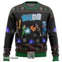 Black Yuyu Hakusho Ghost Fighter Characters Ugly Christmas Sweater
