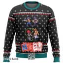 Black Yuyu Hakusho Ghost Fighter Ugly Christmas Sweater