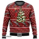 Red And Black Trigun Vash Ugly Christmas Sweater