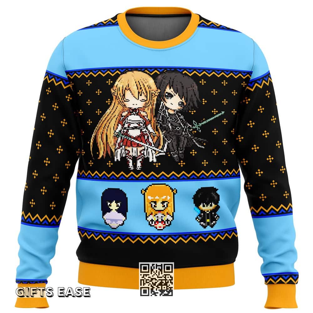 Cool Sword Art Online Ugly Christmas Sweater Cool Sword Art Online Ugly Christmas Sweater