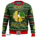 Funny Super Smash Bros Merry Smashmas Ugly Christmas Sweater Funny Super Smash Bros Merry Smashmas Ugly Christmas Sweater