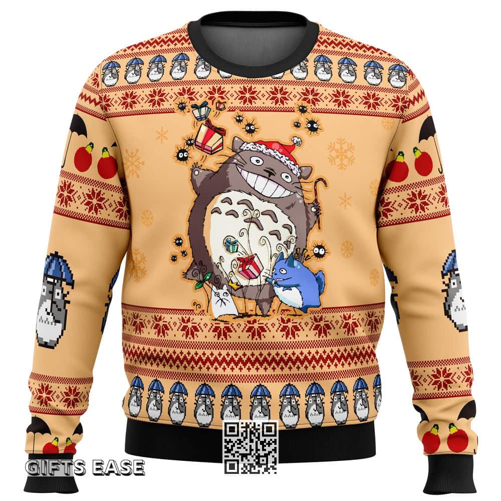 Cool My Neighbor Totoro Ugly Christmas Sweater Cool My Neighbor Totoro Ugly Christmas Sweater