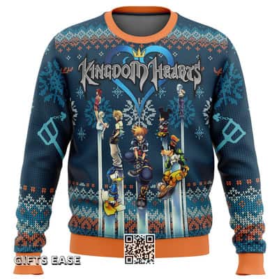 Kingdom Hearts Ugly Christmas Sweater Christmas Pattern