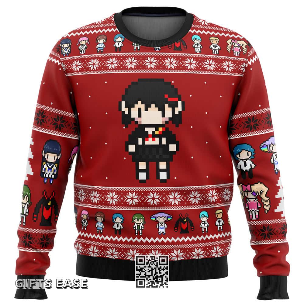 Red Kill La Kill Ugly Christmas Sweater Red Kill La Kill Ugly Christmas Sweater