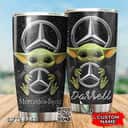 Mercedes-Benz Baby Yoda Star Wars Custom Name Tumbler