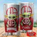 Custom Name Pantera Baby Yoda Star Wars Tumbler
