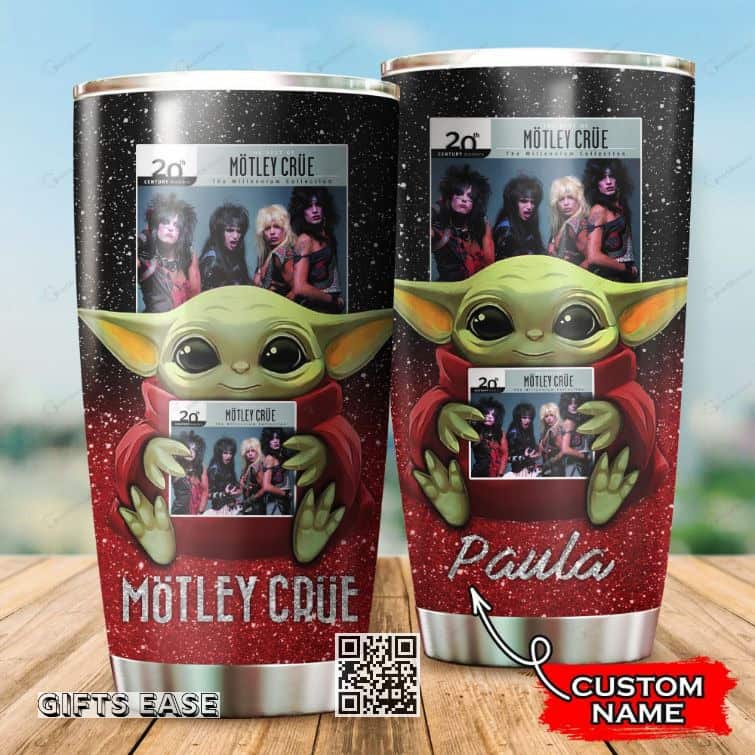Motley Crue Baby Yoda Star Wars Tumbler Custom Name Motley Crue Baby Yoda Star Wars Tumbler Custom Name