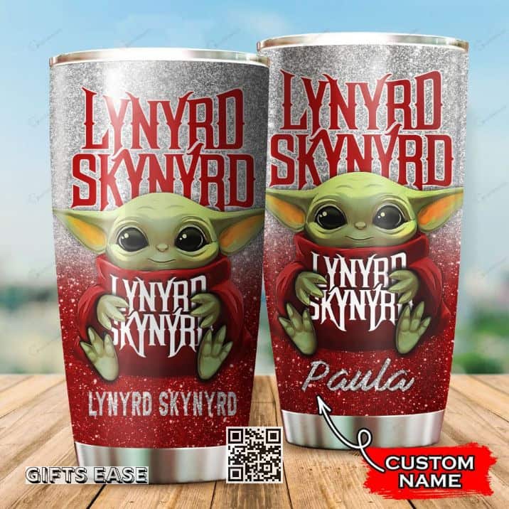 Lynyrd Skynyrd Baby Yoda Star Wars Tumbler Custom Name Lynyrd Skynyrd Baby Yoda Star Wars Tumbler Custom Name