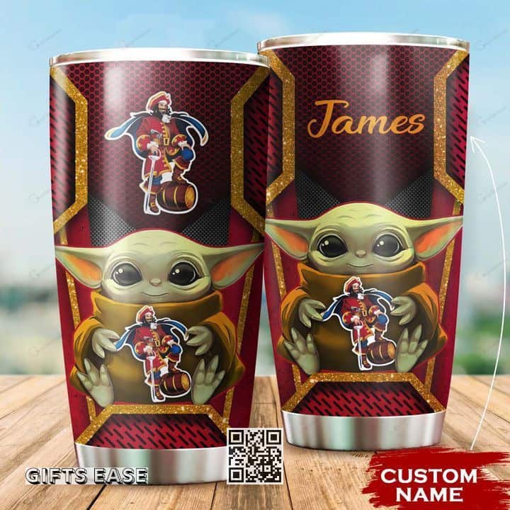 Captain Morgan Baby Yoda Tumbler Custom Name Captain Morgan Baby Yoda Tumbler Custom Name