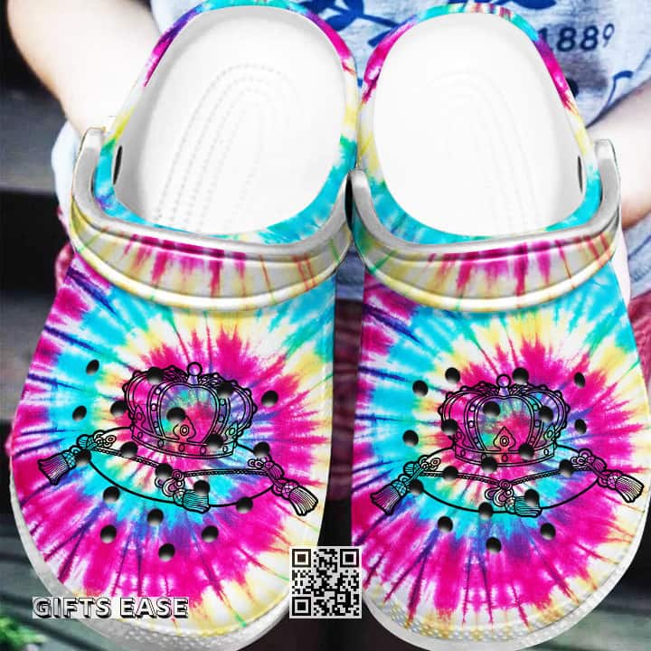 Crown Royal Crocs Clogs Tie And Dye Sandals Crown Royal Crocs Clogs Tie And Dye Sandals