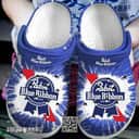 Pabst Blue Ribbon Crocs Clogs Sandals Gift For Beer Lovers
