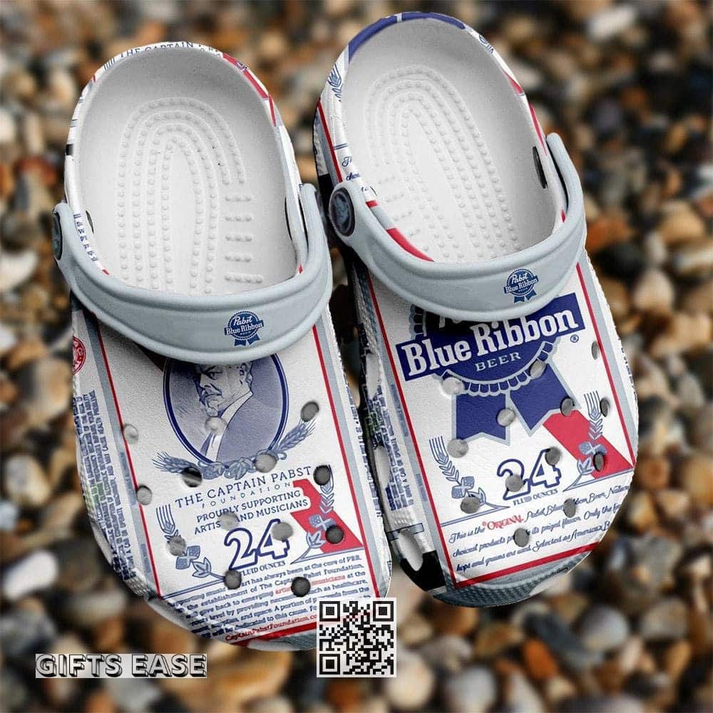 The Capital Pabst Blue Ribbon Beer Crocs Clogs Sandals The Capital Pabst Blue Ribbon Beer Crocs Clogs Sandals