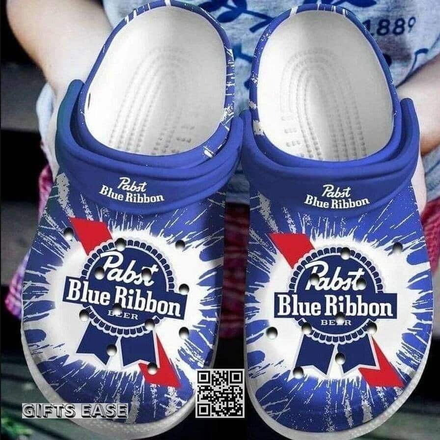Pabst Blue Ribbon Beer Crocs Clogs Cool Sandals Pabst Blue Ribbon Beer Crocs Clogs Cool Sandals