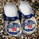 Coors Banquet Beer Crocs Clogs Tie Dye Pattern Sandals