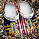 Twisted Tea Hard Iced Tea Crocs Clogs US Flag Sandals