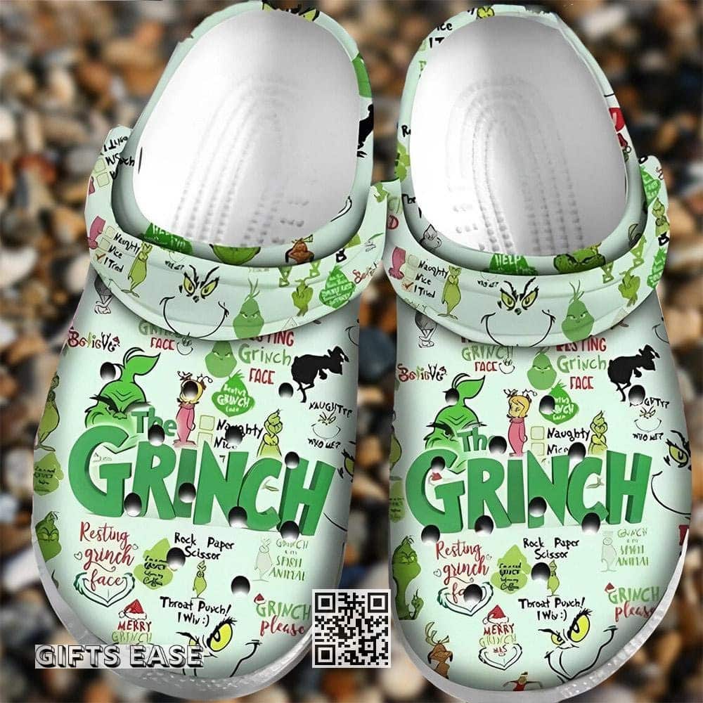 The Grinch Crocs Clogs Cool Sandals Gift For Girlfriend The Grinch Crocs Clogs Cool Sandals Gift For Girlfriend