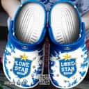Lone Star Light Crocs Clogs Sandals Gift For Beer Lovers Lone Star Light Crocs Clogs Sandals Gift For Beer Lovers