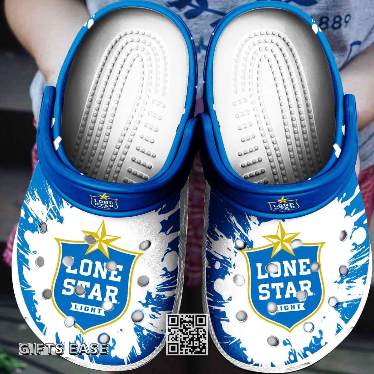 Lone Star Light Crocs Clogs Sandals Gift For Beer Lovers Lone Star Light Crocs Clogs Sandals Gift For Beer Lovers
