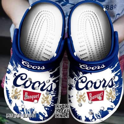 Coors Banquet Crocs Clogs Beer Lovers Gift Sandals
