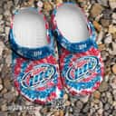 Miller Lite Beer Crocs Clogs Tie Dye Pattern Sandals Miller Lite Beer Crocs Clogs Tie Dye Pattern Sandals
