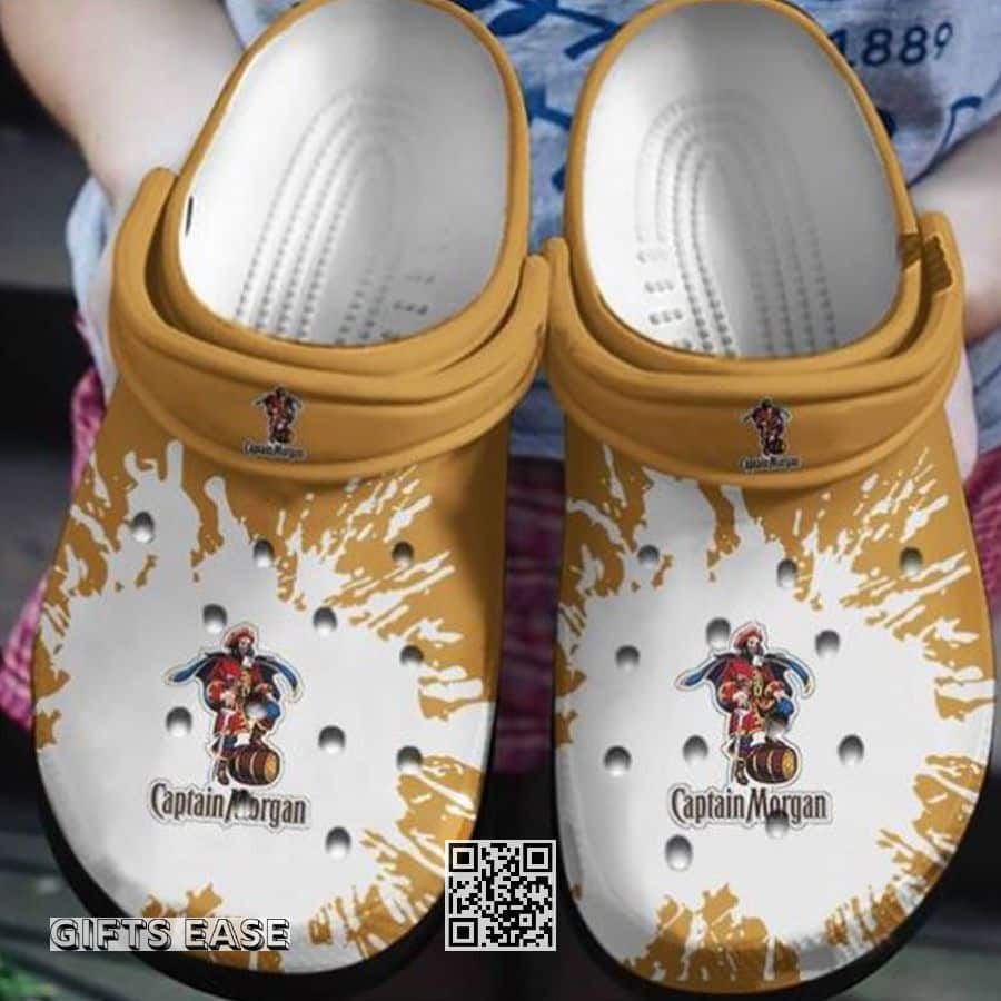Captain Morgan Crocs Clogs Sandals Gift For Rum Lovers 