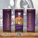 Purple Crown Royal Tumbler Birthday Gift For Mom