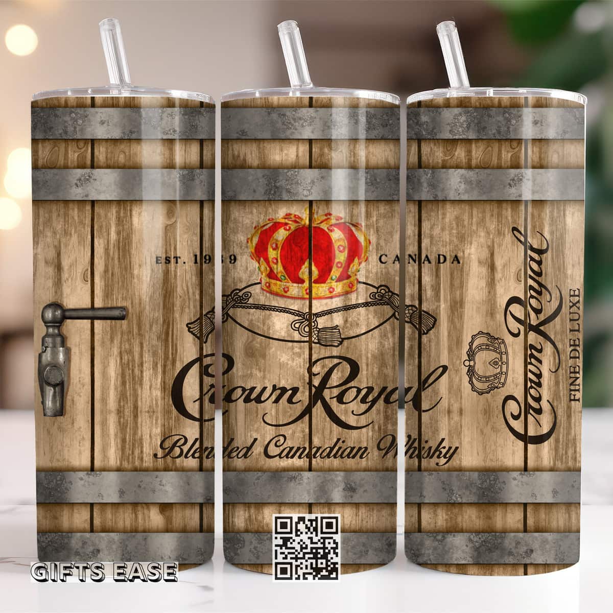 Crown Royal Tumbler Vintage Gift For Him Crown Royal Tumbler Vintage Gift For Him