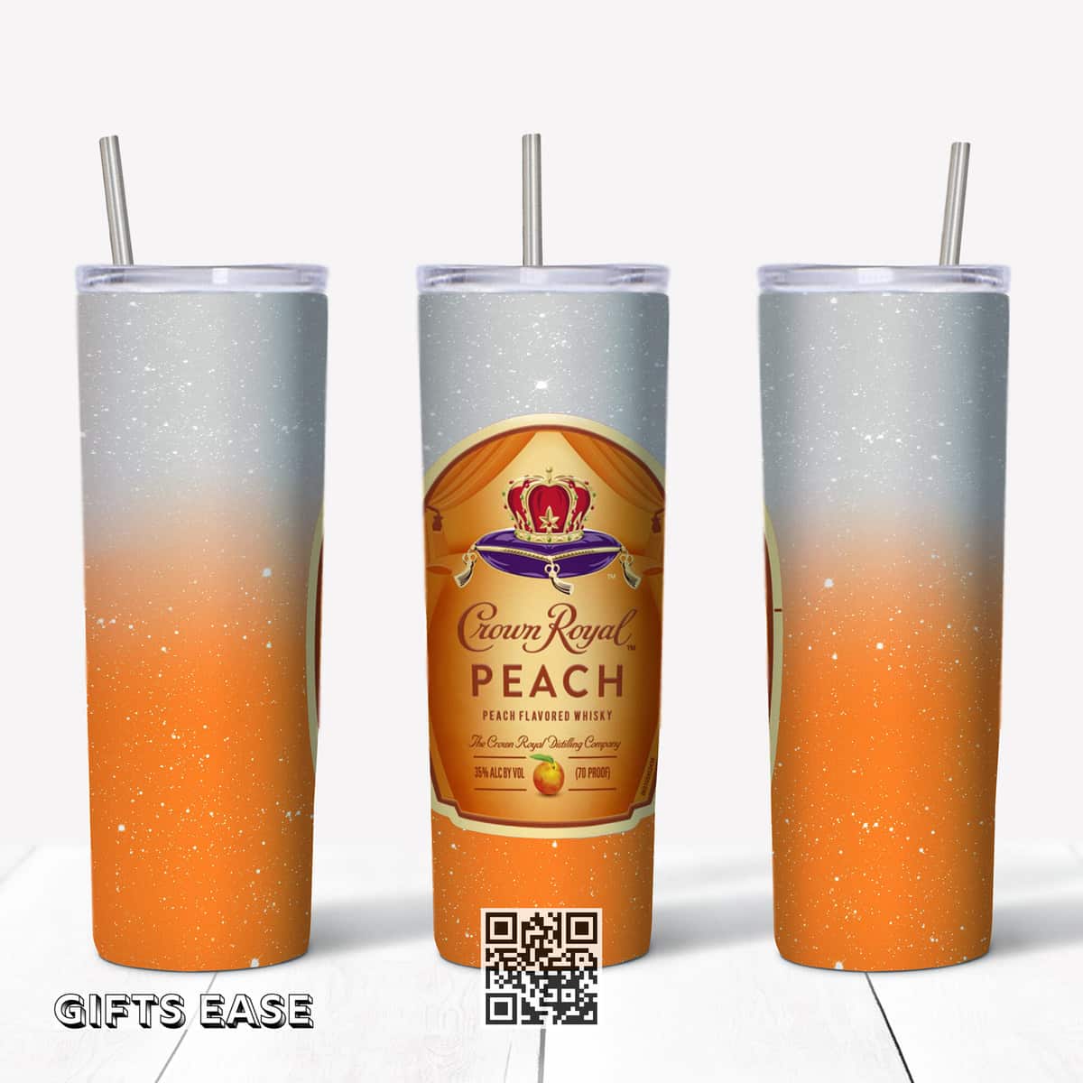 Crown Royal Peach Tumbler Birthday Gift For Sister Crown Royal Peach Tumbler Birthday Gift For Sister